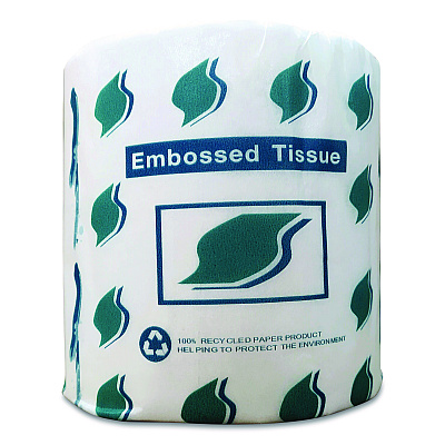 GEN Small Roll Bath Tissue, Septic Safe, 1-Ply, White, 1,000 Sheets/Roll, 96 Rolls/Carton (GEN10001PLY)