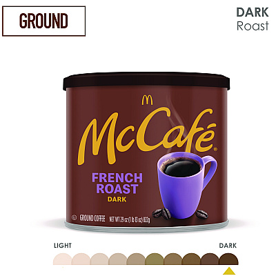 McCafe Ground Coffee, French Roast, 29 oz Can (GMT7831EA)