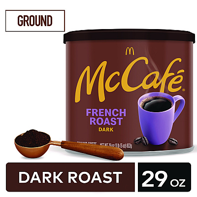 McCafe Ground Coffee, French Roast, 29 oz Can (GMT7831EA)