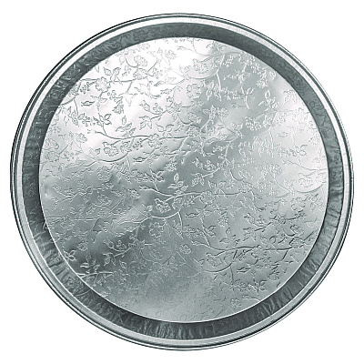 HFA Aluminum Embossed Tray, 16" Diameter, 25/Carton (HFA2013100)