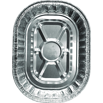 HFA Giant Rack Roaster Pan, 272 oz, 14.43 x 3.12 x 17.68, Silver, 100/Carton (HFA32400100)