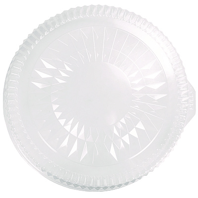HFA Plastic Dome Lids, Embossed, Fits 4012/4013, 12" Diameter, 25/Carton (HFA4012DL)