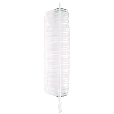 HFA Handi-Lock Single Compartment Food Container, 12 oz, 8.63 x 2.75 x 5.25, Clear, Plastic, 500/Carton (HFA6051S500)