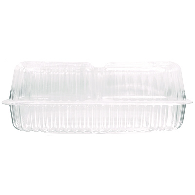 HFA Handi-Lock Three-Compartment Food Container, 8 x 3 x 8.87, Clear, Plastic, 250/Carton (HFA6093S250)