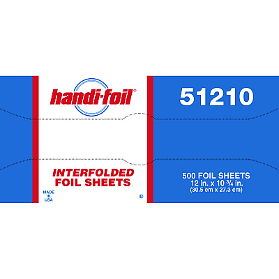 HFA Interfold Sheets, 10.75 x 12, 500 Sheets/Box, 6 Boxes/Carton (HFA51210)