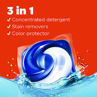 Tide PODS Laundry Detergent, Clean Breeze, 36 oz Tub, 42 Pacs/Tub (PGC00998EA)
