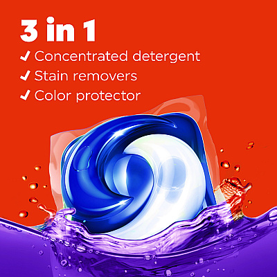 Tide PODS Laundry Detergent, Spring Meadow, 66 oz Tub, 76 Pacs/Tub (PGC09166EA)