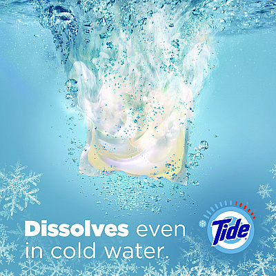 Tide PODS Laundry Detergent, Free and Gentle, 63 oz Tub, 76 Pacs/Tub, 4 Tubs/Carton (PGC09488CT)