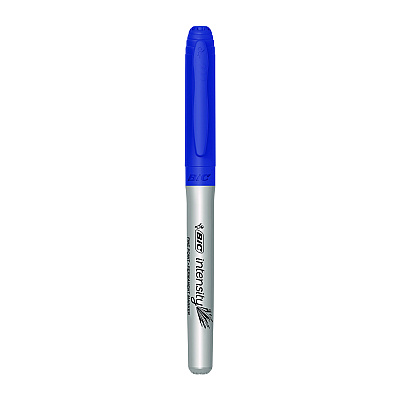 BIC Intensity Fine Tip Permanent Marker, Fine Bullet Tip, Assorted Colors, Dozen (BICGPMAP12NAST)