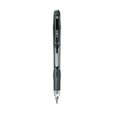 BIC Break-Resistant Mechanical Pencils with Erasers, 0.7 mm, HB (#2), Black Lead, Assorted Barrel Colors, 12/Pack (BICMV7PR11BLK)