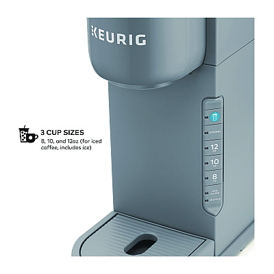 Keurig K-Iced Single Serve Coffee Maker, Arctic Gray (KEU5000371871)