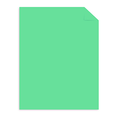 Astrobrights Color Cardstock -"Punchy Pastels" Assortment, 65 lb Cover Weight, 8.5 x 11, Breezy Blue, 100/Pack (WAU91784)