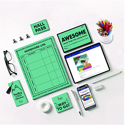 Astrobrights Color Cardstock -"Punchy Pastels" Assortment, 65 lb Cover Weight, 8.5 x 11, Breezy Blue, 100/Pack (WAU91784)
