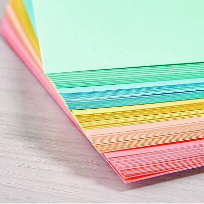 Astrobrights Color Cardstock -"Punchy Pastels" Assortment, 65 lb Cover Weight, 8.5 x 11, Assorted, 100/Pack (WAU91786)