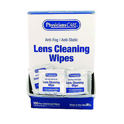 PhysiciansCare Lens Cleaning Wipe, 100/Box (PHY91295)