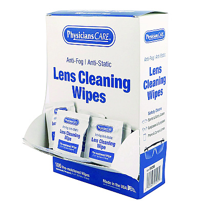 PhysiciansCare Lens Cleaning Wipe, 100/Box (PHY91295)