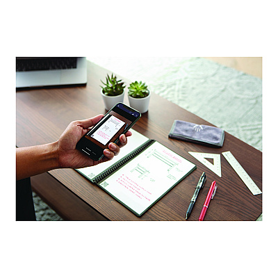 Rocketbook Core Smart Notebook, College Rule, Plum Cover, (38) 8.8 x 6 Sheets (RKBEVR2EKCRR)