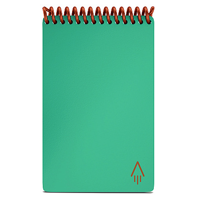 Rocketbook Mini Notepad, Black Cover, Dot Grid Rule, 3 x 5.5, White, 48 Sheets (RKBEVRMRCCCEFR)