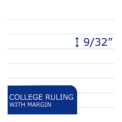 Roaring Spring Studio Series Notebook, 1-Subject, College Rule, Assorted Cover Set 3, (70) 11 x 9 Sheets (ROA11323)