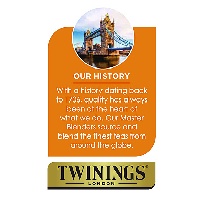 TWININGS Probiotics Lemon and Ginger Herbal Tea Bags, 0.05 oz, 18/Box (TWGTNA95223)