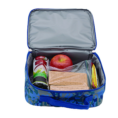Crayola Color-Your-Own Lunch Bag with Marker Set, Oceanfront, 9.5 x 3.5 x 7.5, Blue Camo (CYOB23CL56807ST)