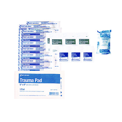 First Aid Only 137-Piece Wound Care Treatment Pack, Resealable Plastic Bag (FAO91164)