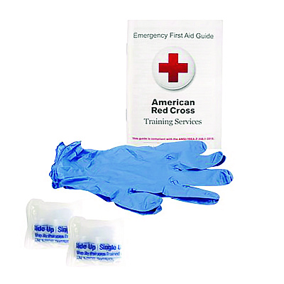 First Aid Only 9-Piece CPR and Sprains Treatment Pack, 9 Pieces, Resealable Plastic Bag (FAO91165)