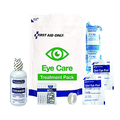 First Aid Only Eye Care Treatment Pack, 10 Pieces, Resealable Plastic Bag (FAO91168)