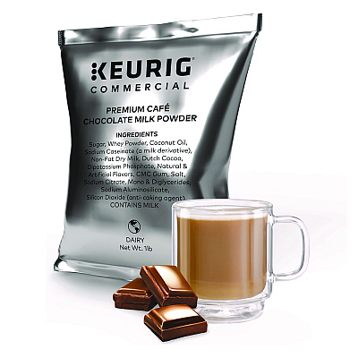 Keurig Premium Cafe Powders, Chocolate, 16 oz Bag, 12/Carton (KEU5000370312)