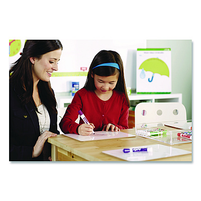 EXPO Low-Odor Dry Erase Marker, Broad Chisel Tip, Assorted Colors, 4/Pack (SAN1927523)