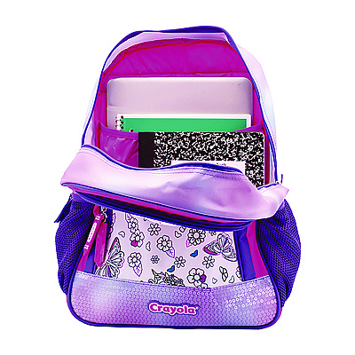 Crayola Color-Your-Own Backpack, Mystical Unicorn, 15 x 5 x 16, Pink/Purple (CYOB23CL56804ST)