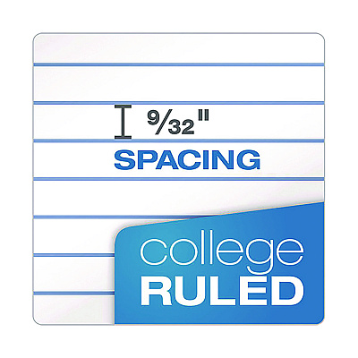 Oxford Three-Subject Notebook, 3 Subject, College Rule, Randomly Assorted Cover Color, (150) 11 x 9 Sheets (OXF10586)