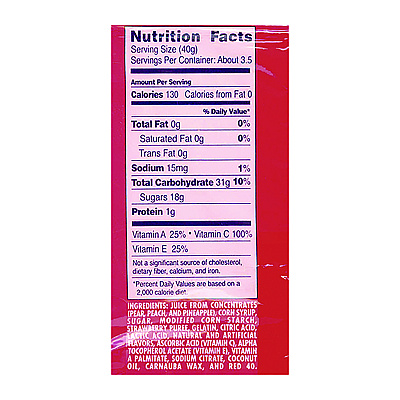 Welch's Fruit Snacks, Strawberry, 5 oz Pouch, 12/Box (WELPIM05096)