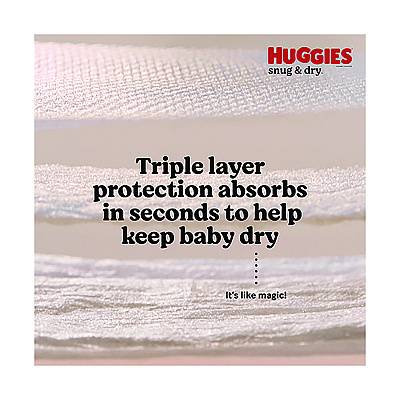 Huggies Snug and Dry Diapers, Size 3, 16 lbs to 28 lbs, 168/Carton (KCC51520)