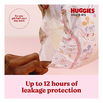 Huggies Snug and Dry Diapers, Size 3, 16 lbs to 28 lbs, 168/Carton (KCC51520)