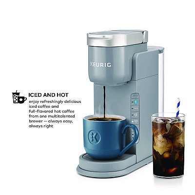 Keurig K-Iced Single Serve Coffee Maker, Arctic Gray (KEU5000371871)