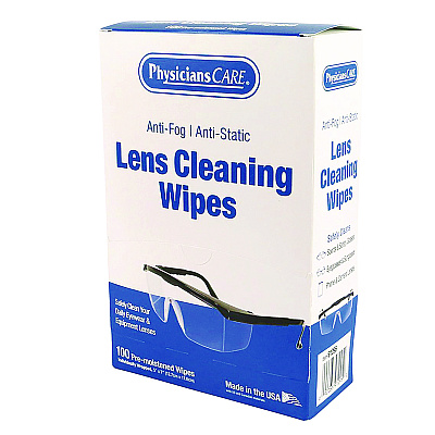 PhysiciansCare Lens Cleaning Wipe, 100/Box (PHY91295)
