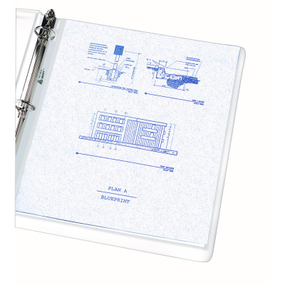 Avery Top-Load Sheet Protector, Economy Gauge, Letter, Semi-Clear, 50/Box (AVE74098)
