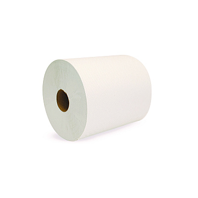 Boardwalk Green Universal Roll Towels, 1-Ply, 8" x 800 ft, Natural White, 6 Rolls/Carton (BWK17GREEN)