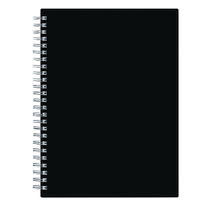 Blue Sky Enterprise Weekly/Monthly Notes Planner, 8.63" x 5.88", Black Cover, 12-Month (Jan to Dec): 2026 (131793)