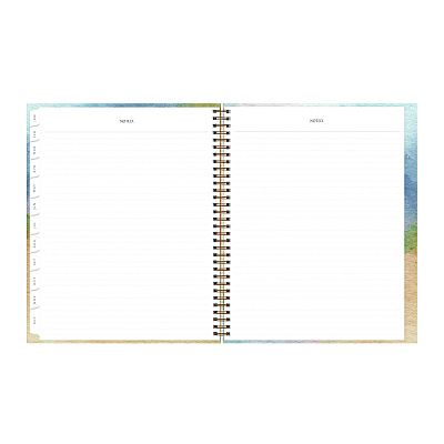 Blue Sky One Tree Planted Andreo Weekly/Monthly Planner, Abstract Artwork, 11" x 8.5", Blue/Sand/Green Cover, 12-Month (Jan-Dec): 2026 (137948)