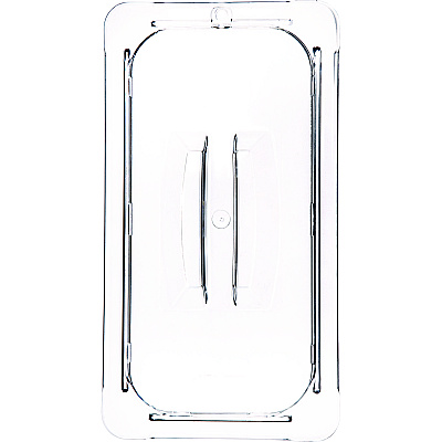 Carlisle StorPlus Polycarbonate Handled Universal Lid, 7 x 12.5 x 0.88, Clear, Plastic (CFS10270U07)