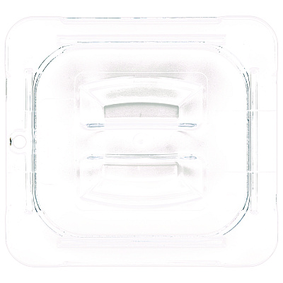 Carlisle StorPlus Polycarbonate Handled Universal Lid, 6.31 x 6.88 x 0.88, Clear, Plastic (CFS10310U07)