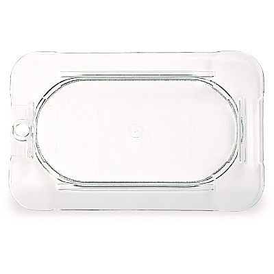 Carlisle StorPlus Polycarbonate Flat Universal Lid, 4.31 x 6.88 x 0.44, Clear, Plastic (CFS10336U07)