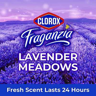 CloroxPro Fraganzia Multi-Purpose Cleaner Concentrate, Lavender Meadows Scent, 175 oz Bottle, 3/Carton (CLO60614CT)
