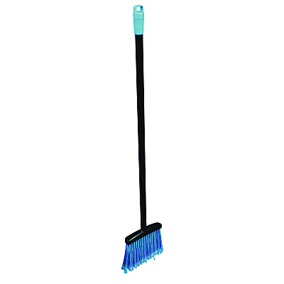 Impact Lobby Dust Pan Broom, 36.86", Black/Blue, 12/Carton (IMPT001501)