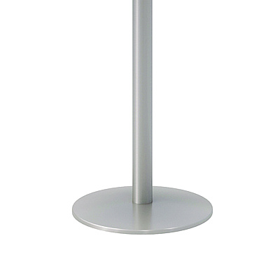 KFI Studios Pedestal Table with Four Navy Kool Series Chairs, Round, 36" Dia x 29h, Designer White (KFI811774036665)