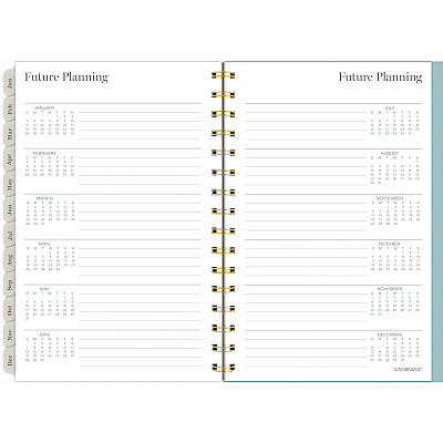 Cambridge Triad Weekly/Monthly Planner, Geometric Artwork, 8.5 x 6.38, Multicolor Cover, 12-Month (Jan to Dec): 2025 (1728200)