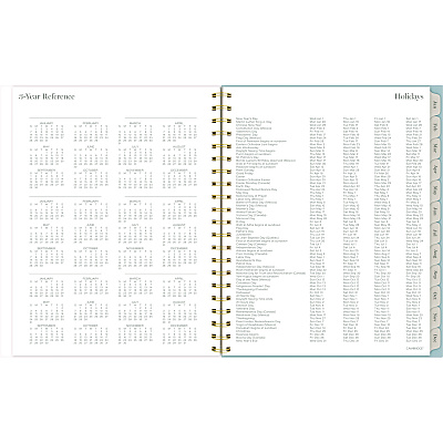 Cambridge Triad Weekly/Monthly Planner, Geometric Artwork, 11 x 9.25, Multicolor Cover, 12-Month (Jan to Dec): 2025 (1728905)