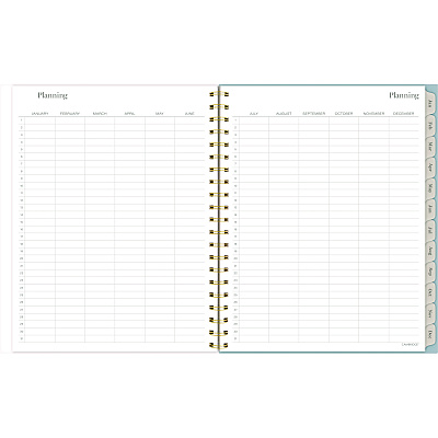 Cambridge Triad Weekly/Monthly Planner, Geometric Artwork, 11 x 9.25, Multicolor Cover, 12-Month (Jan to Dec): 2025 (1728905)